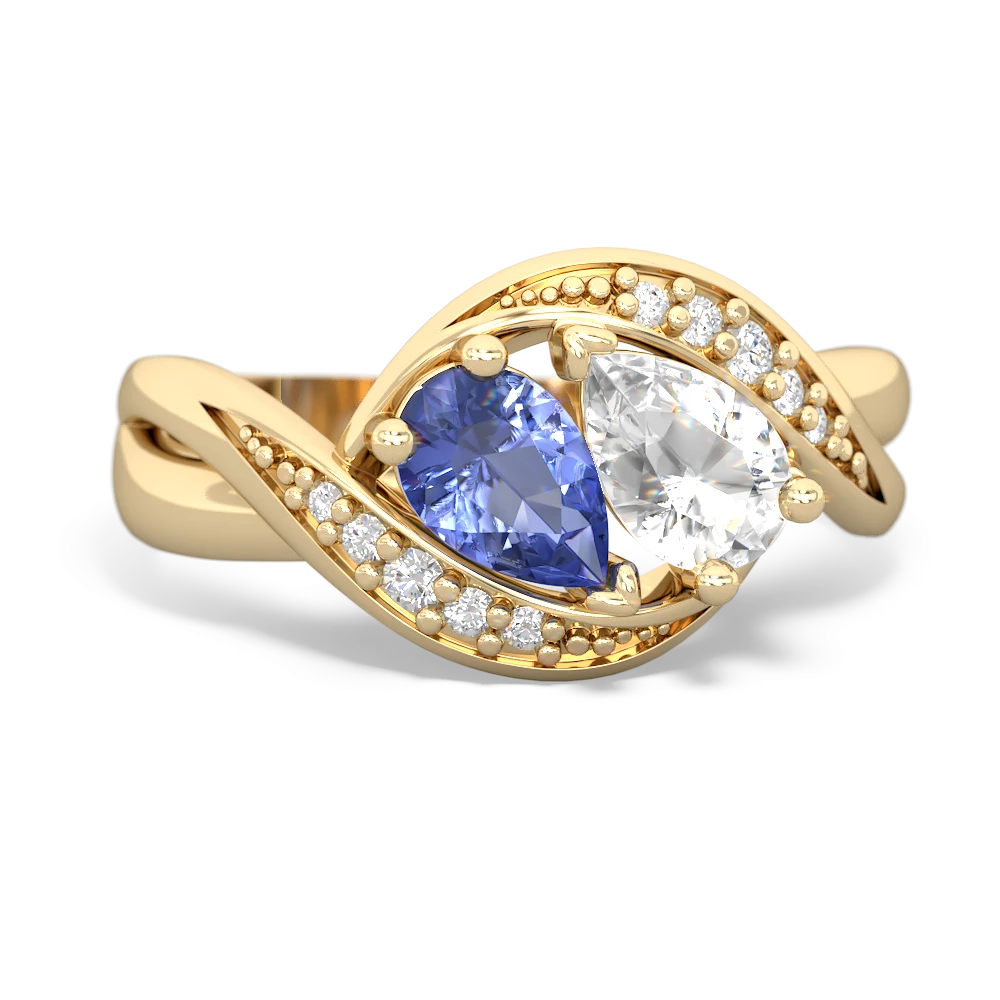 Tanzanite Summer Winds 14K Yellow Gold ring R5342