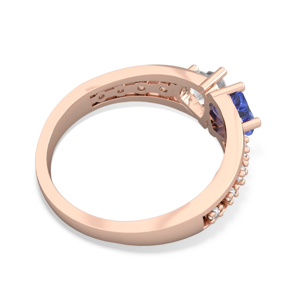 Tanzanite Heart To Heart 14K Rose Gold ring R3342