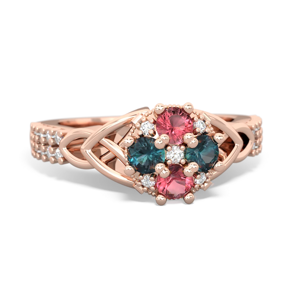Alexandrite and tourmaline ring hotsell
