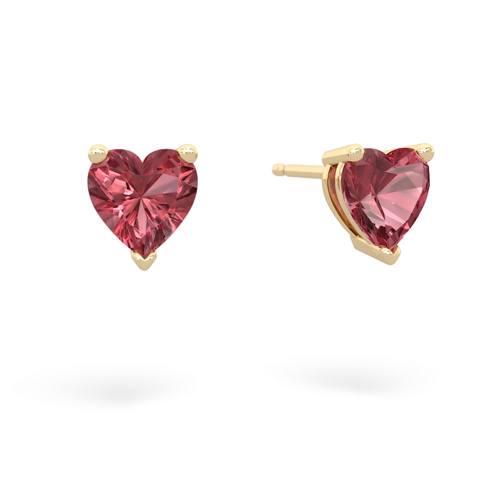Pink tourmaline earring studs 2025
