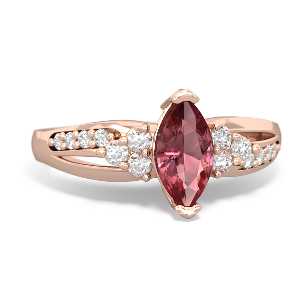 Pink Tourmaline Royal Marquise 14K Rose Gold ring R2343