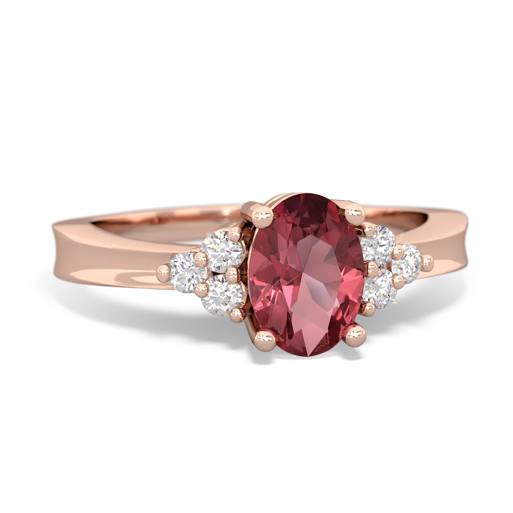 Pink Tourmaline Simply Elegant 14K Rose Gold ring R2113