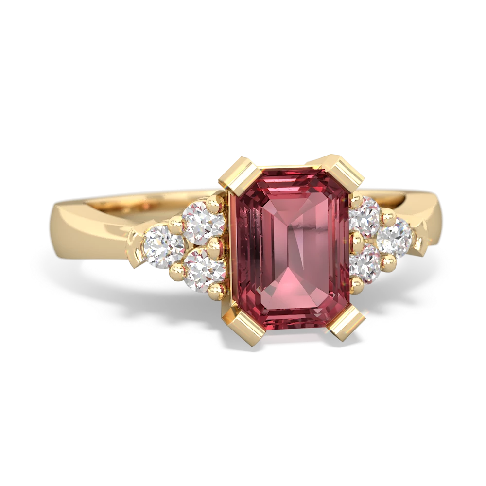 Pink Tourmaline Timeless Classic 14K Yellow Gold ring R2591