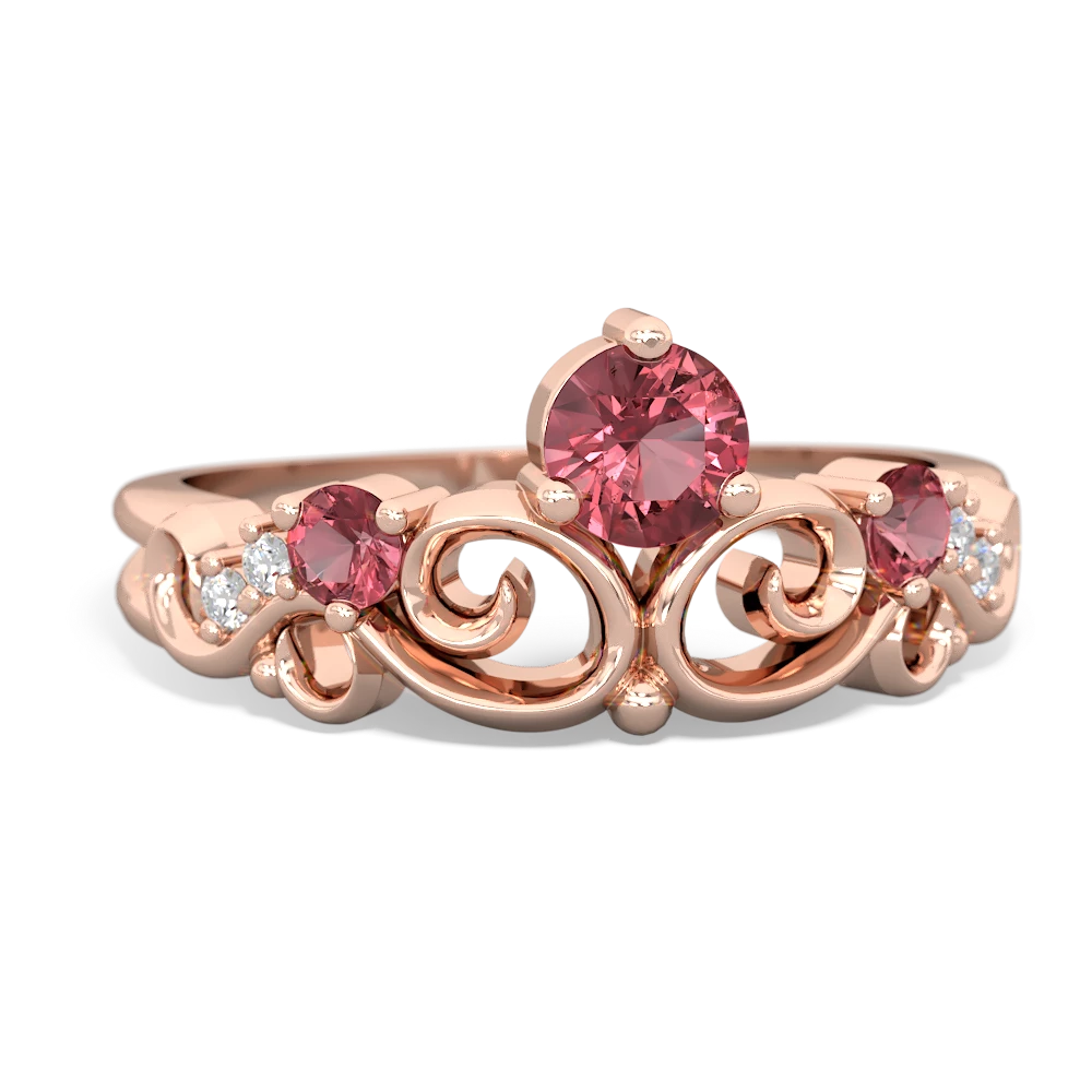 London Topaz Crown Keepsake 14K Rose Gold ring R5740