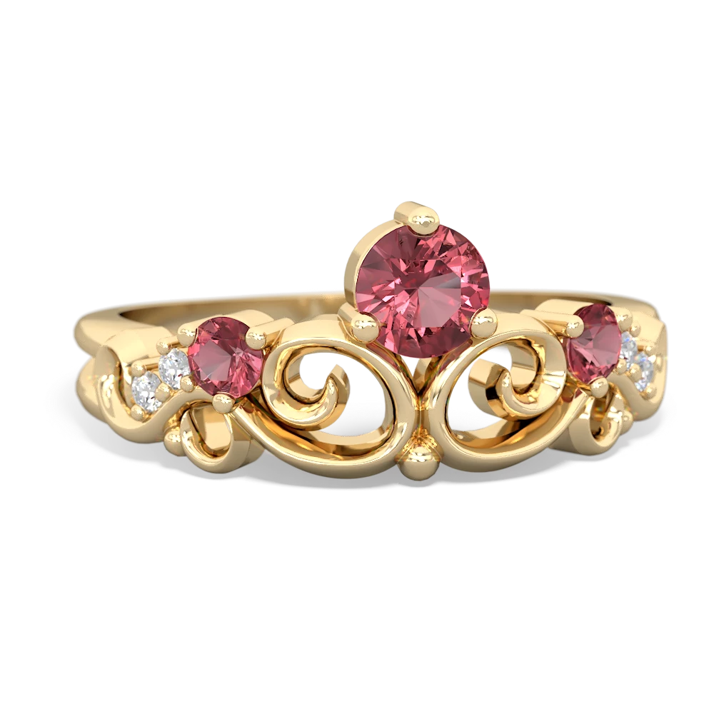 Amethyst Crown Keepsake 14K Yellow Gold ring R5740