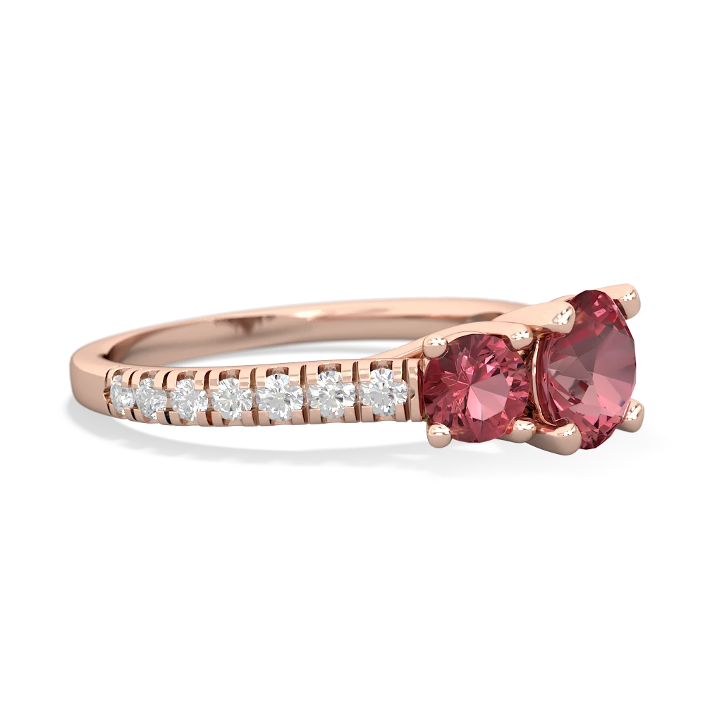 Ruby Pave Trellis 14K Rose Gold ring R5500