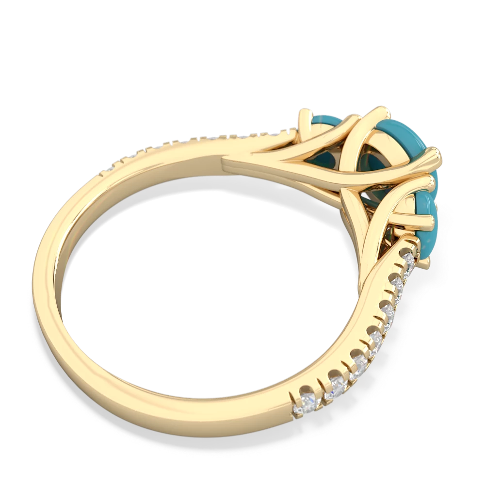 Jade Pave Trellis 14K Yellow Gold ring R5500