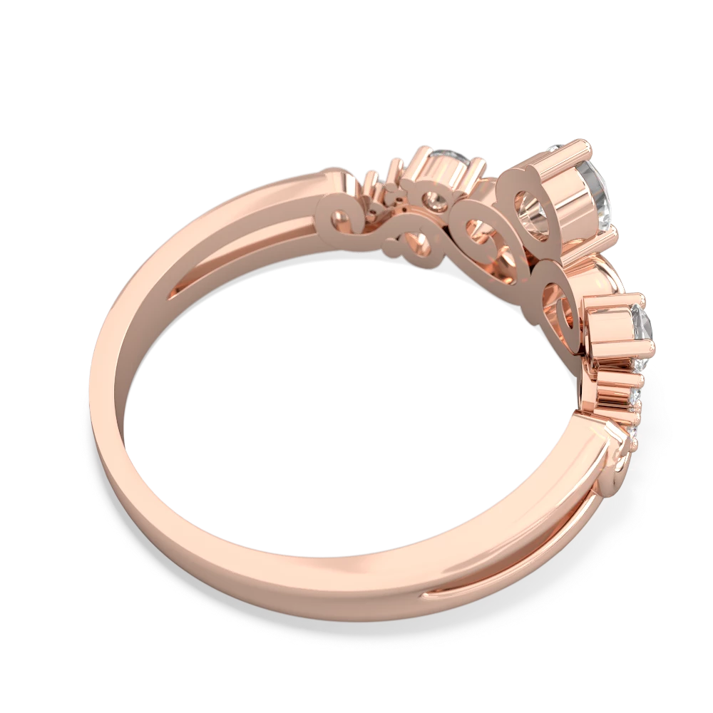 Sapphire Crown Keepsake 14K Rose Gold ring R5740