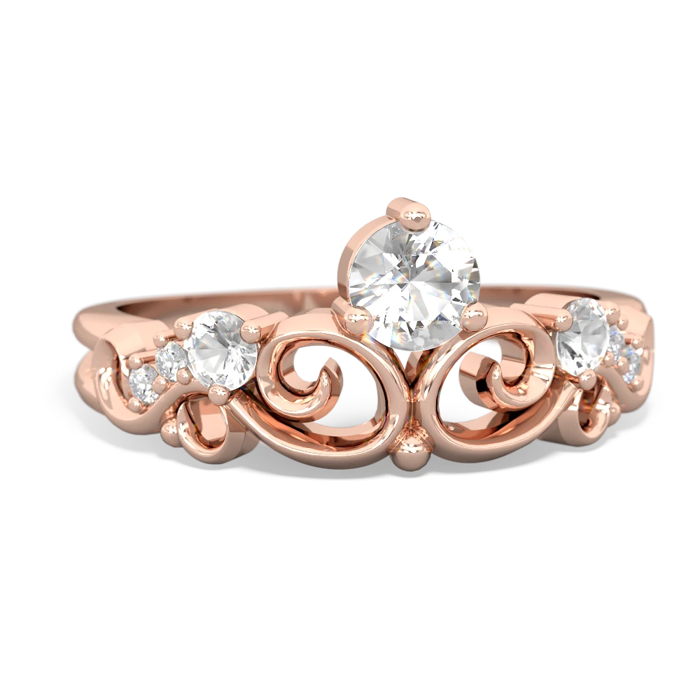 Emerald Crown Keepsake 14K Rose Gold ring R5740