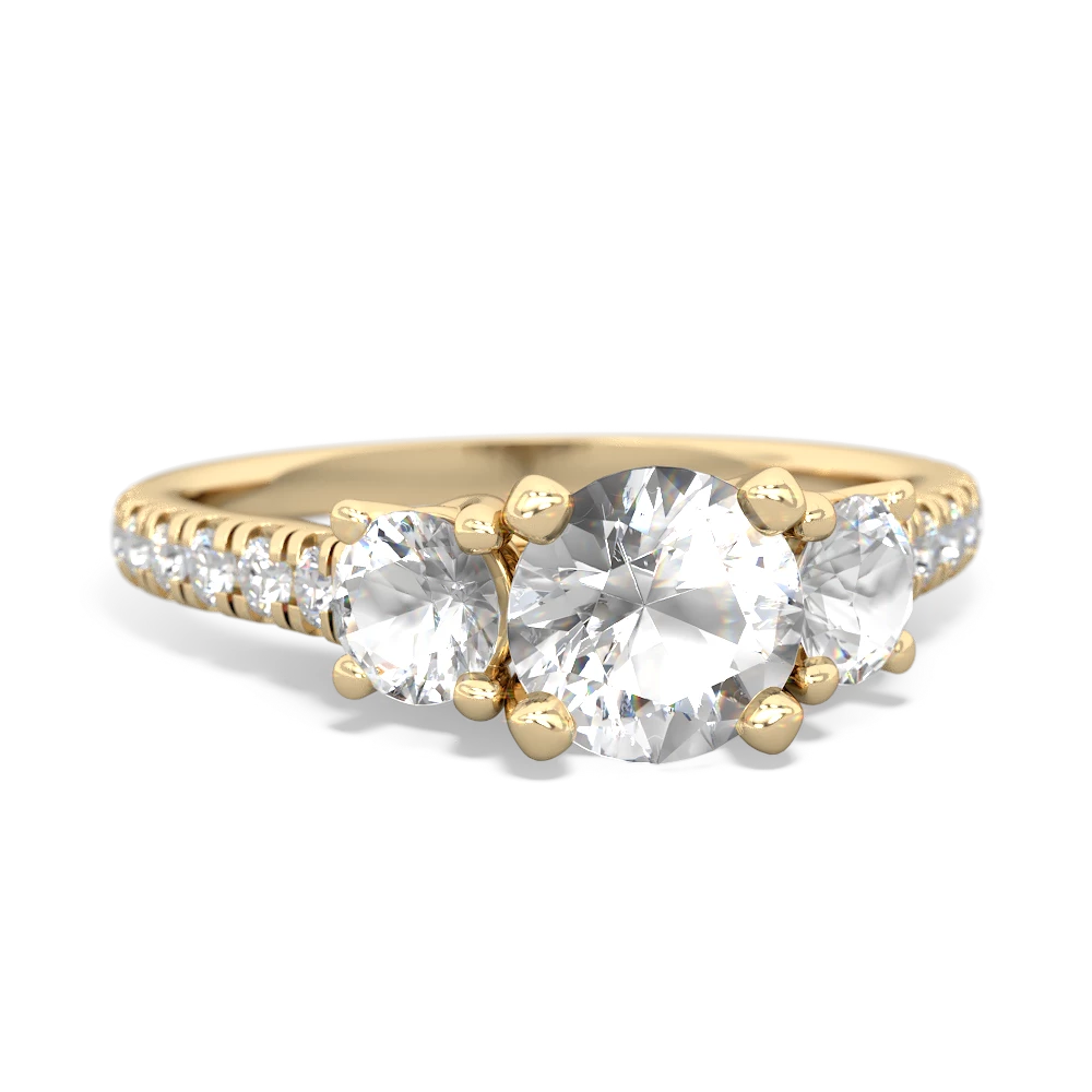 Ruby Pave Trellis 14K Yellow Gold ring R5500