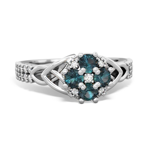 alexandrite-alexandrite engagement ring