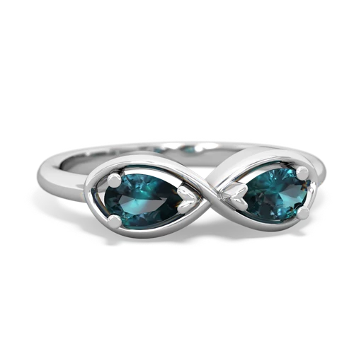 Lab Alexandrite Lab Created Alexandrite with Lab Created Alexandrite Infinity ring Ring