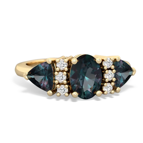 sapphire-emerald timeless ring