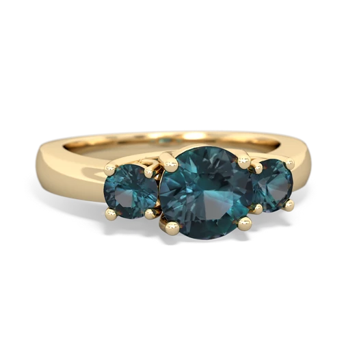 aquamarine-tourmaline timeless ring