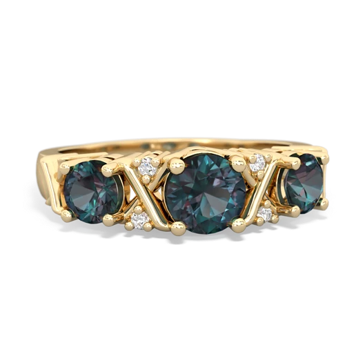 aquamarine-blue topaz timeless ring