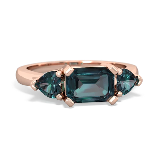 sapphire-alexandrite timeless ring