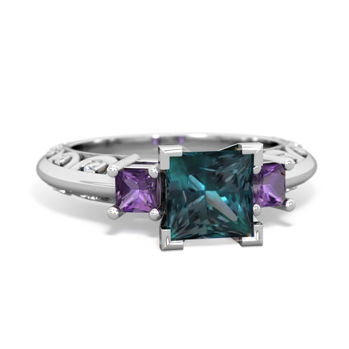 alexandrite-amethyst engagement ring