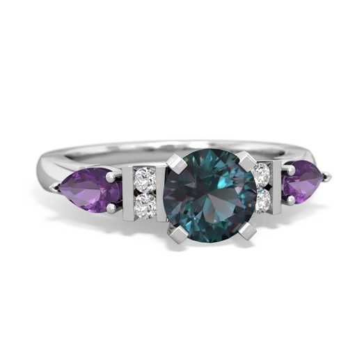 alexandrite-amethyst engagement ring