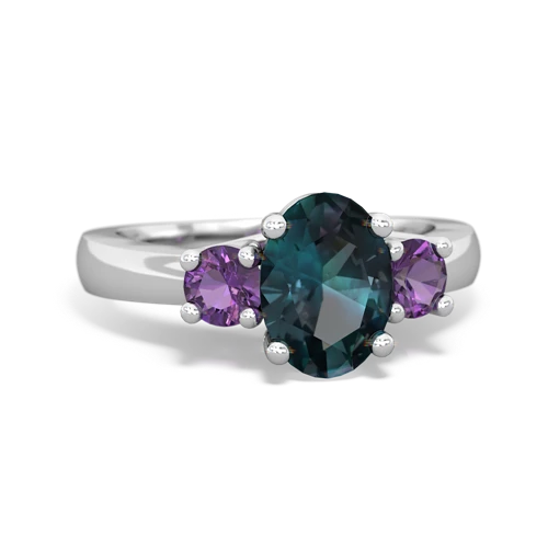 alexandrite-amethyst timeless ring