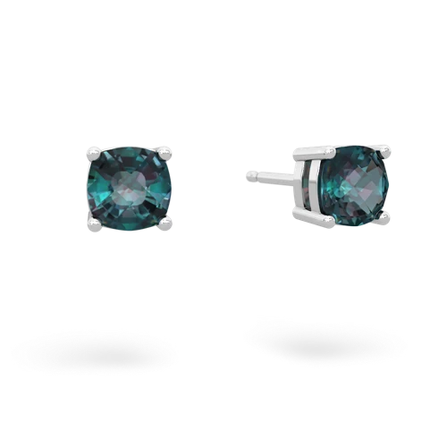 alexandrite stud earrings