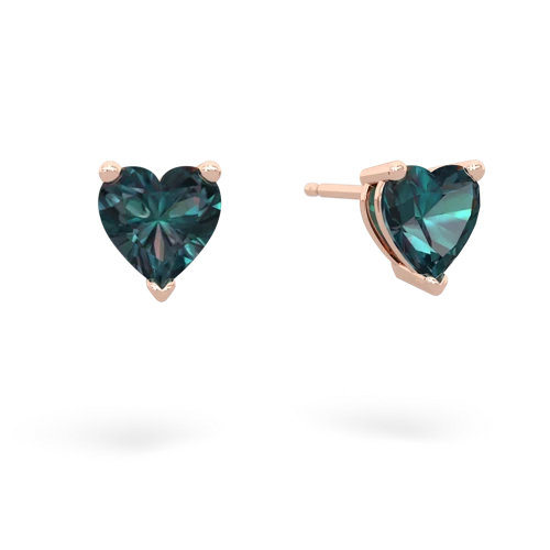 alexandrite stud earrings