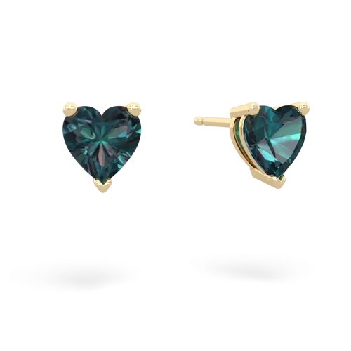 alexandrite stud earrings