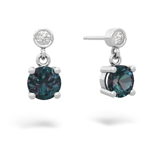 alexandrite stud earrings