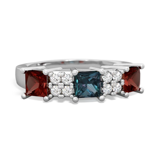 alexandrite-garnet timeless ring