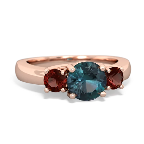 alexandrite-garnet timeless ring