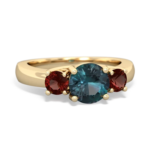 alexandrite-garnet timeless ring