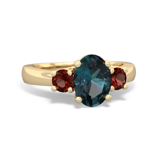 alexandrite-garnet timeless ring