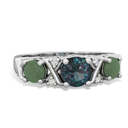 alexandrite-jade timeless ring
