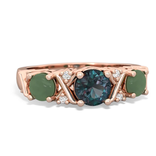 alexandrite-jade timeless ring