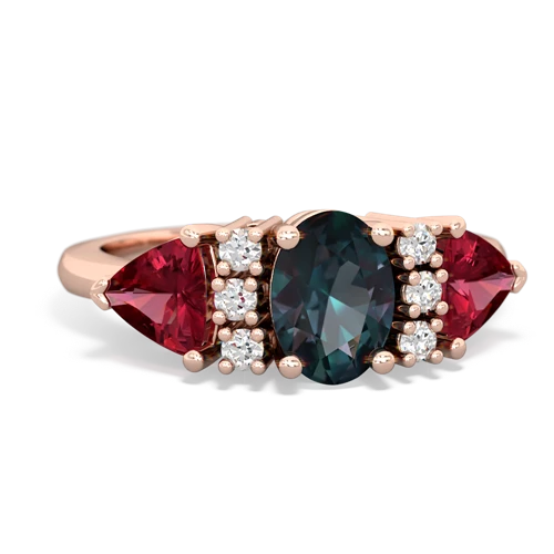 alexandrite-lab ruby timeless ring