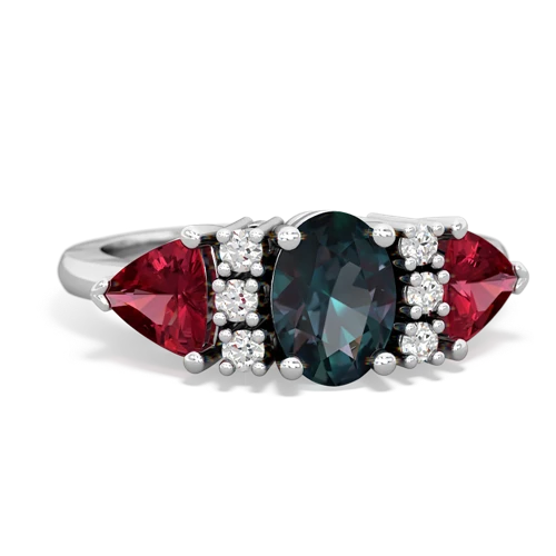 alexandrite-lab ruby timeless ring