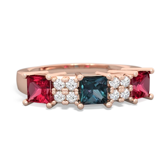 alexandrite-lab ruby timeless ring