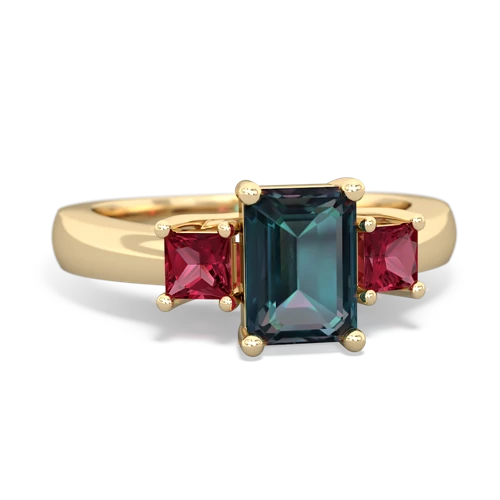 alexandrite-lab ruby timeless ring