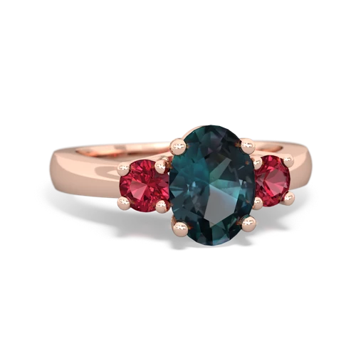 alexandrite-lab ruby timeless ring