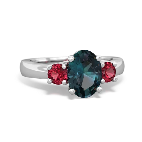 alexandrite-lab ruby timeless ring