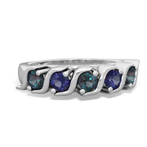 alexandrite-lab sapphire timeless ring