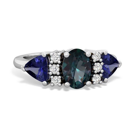 alexandrite-lab sapphire timeless ring