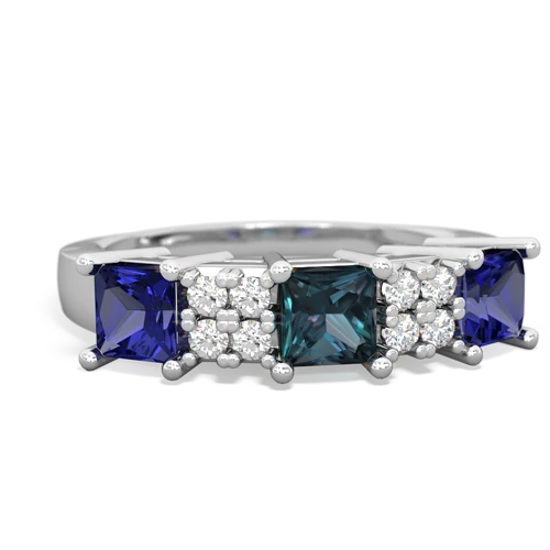 alexandrite-lab sapphire timeless ring