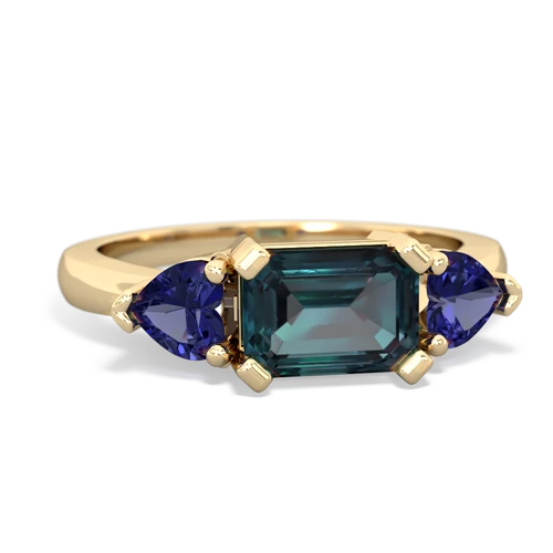 alexandrite-lab sapphire timeless ring