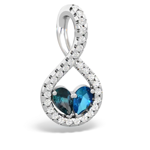 alexandrite-london topaz pave twist pendant