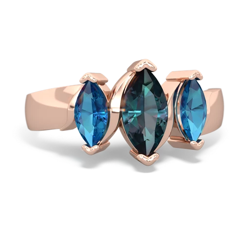 alexandrite-london topaz keepsake ring