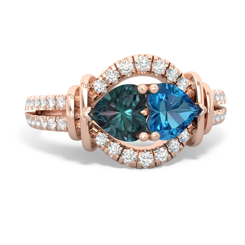 alexandrite-london topaz pave keepsake ring