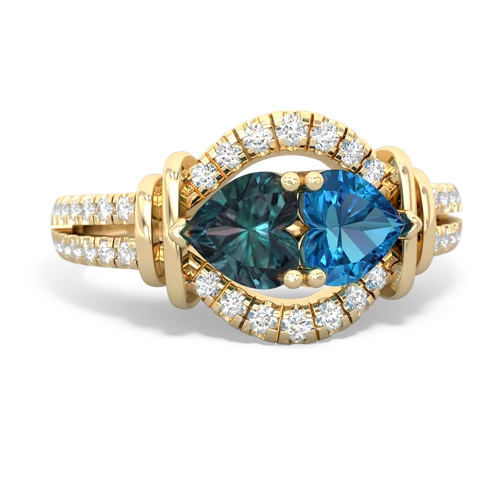 alexandrite-london topaz pave keepsake ring