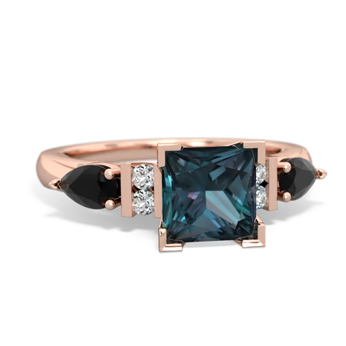 alexandrite-onyx engagement ring