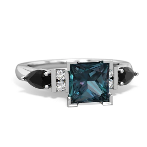 alexandrite-onyx engagement ring