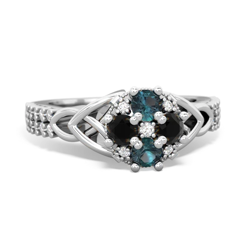 alexandrite-onyx engagement ring